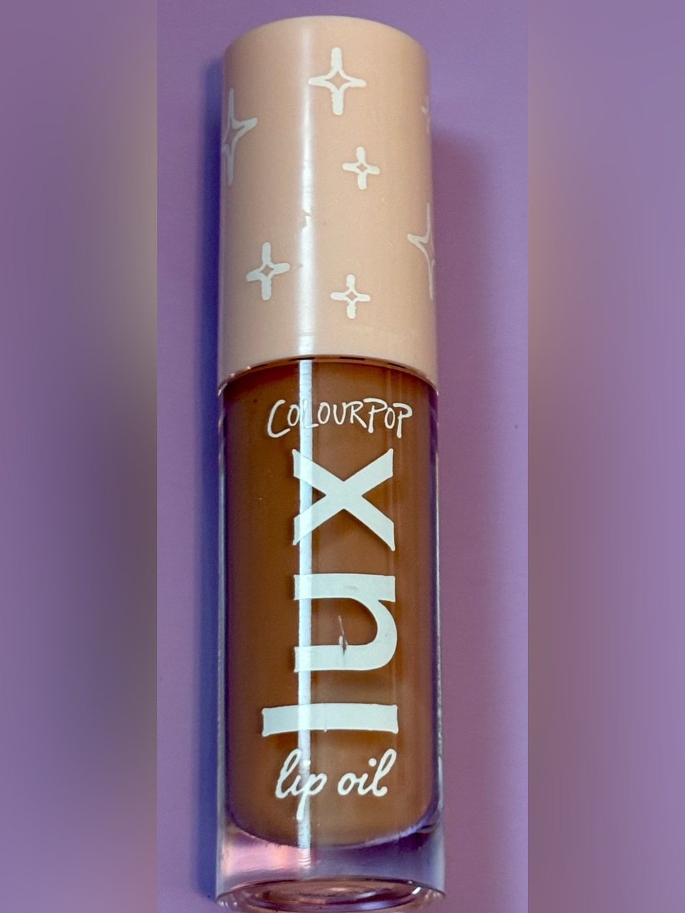 ColourPop Lux Lip Oil — Warm Brown Sheen